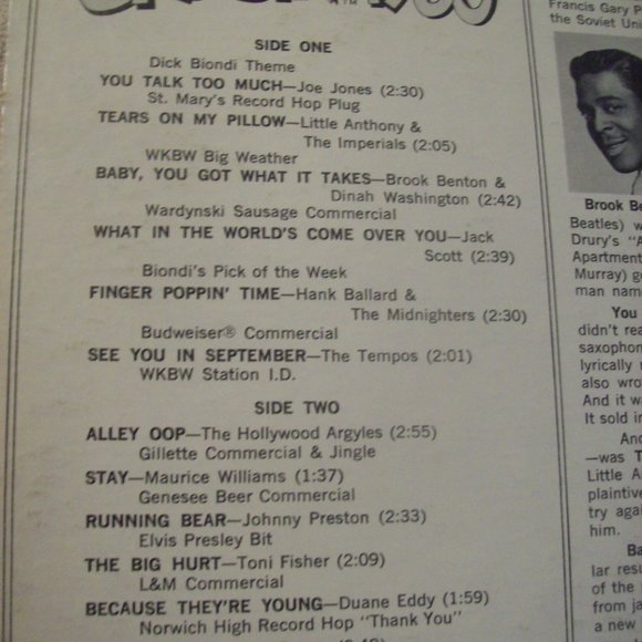 Crusin' 1960 Vinyl Record/ Vintage Records/ Mixed Rock and Roll Music - Picture 6 of 9